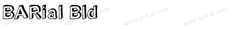 BARial Bld字体转换